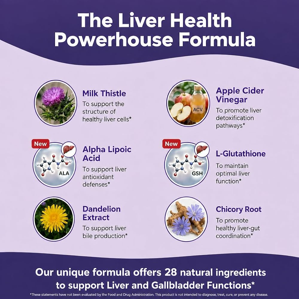 VITAMIZED Liver Cleanse Detox & Repair Supplement - 60 Capsules - image 2
