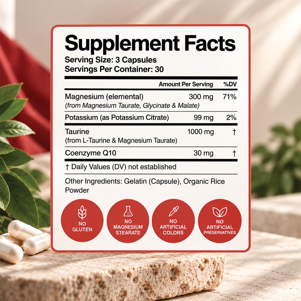 Vital Biologics Heart Calm Magnesium Complex - 90 Capsules - image 4