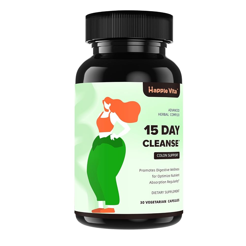 HappieVita 15 Day Gut Cleanse Detox for Women & Men