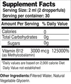 Dr's Advantage Liquid Vitamin B12 Dropper 3000 mcg - 2 Fl Oz - image 7