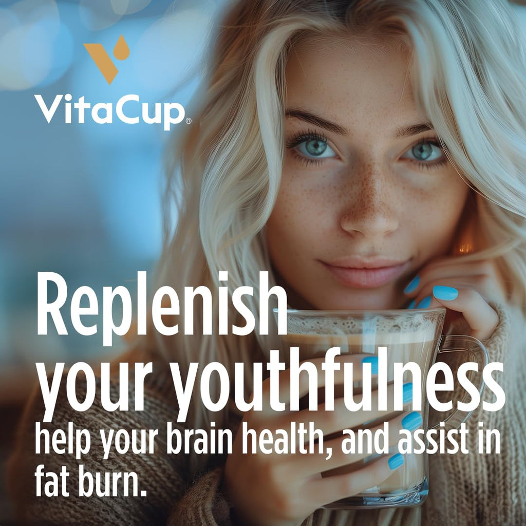 VitaCup Keto + Collagen Coffee Creamer with MCT