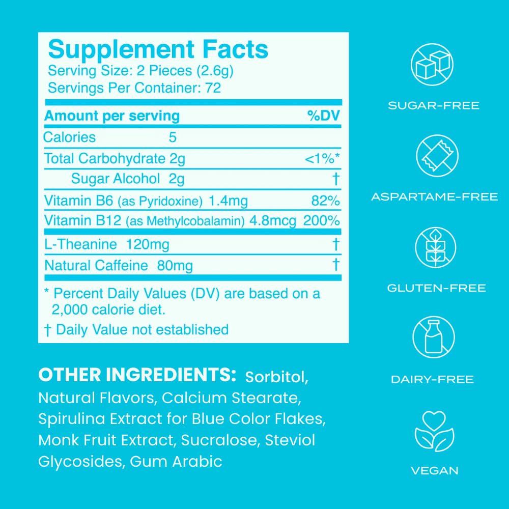 NeuroGum Energy Caffeine Mints with L-theanine - 144 Pieces - image 7