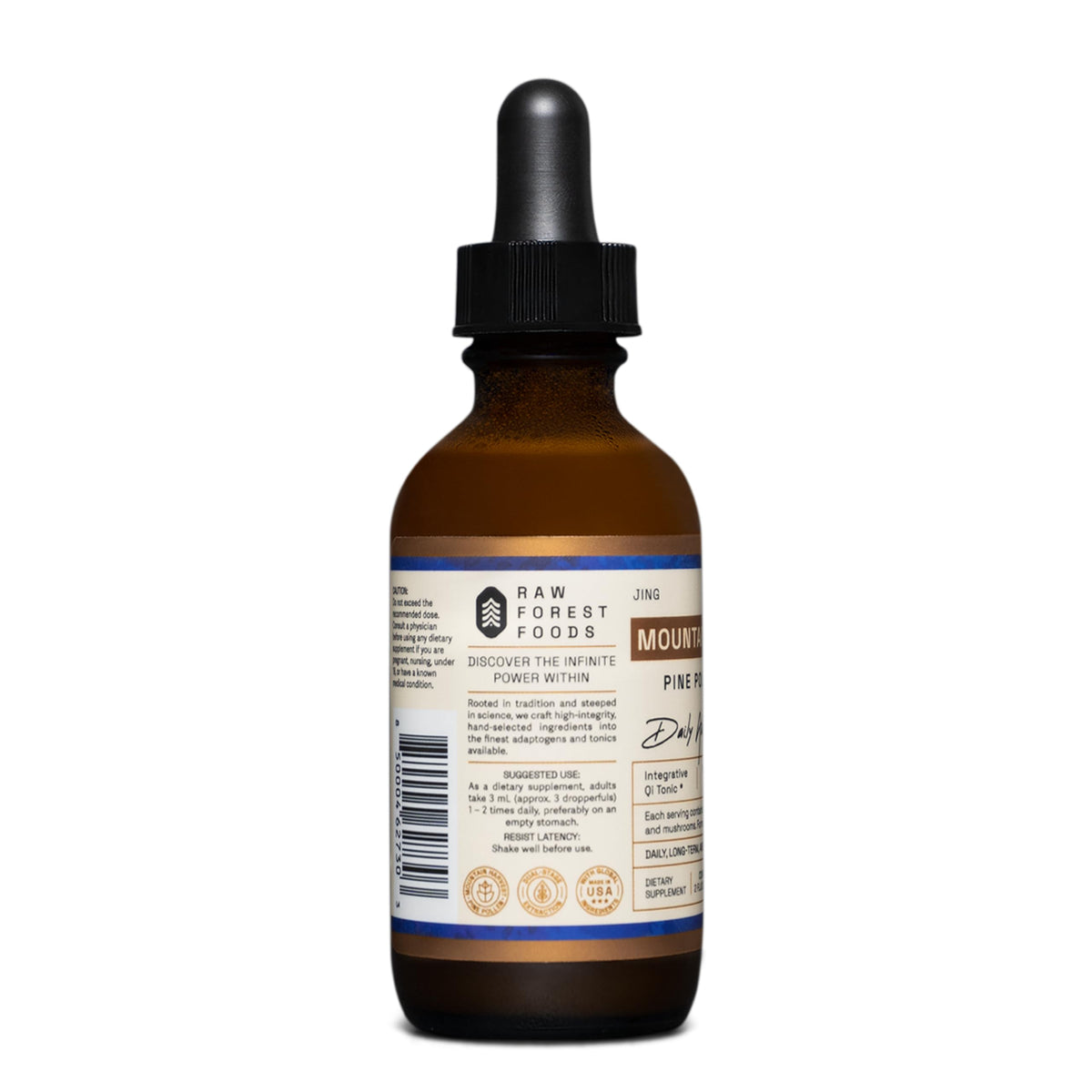 RAW Forest Foods Mountain Alchemy Pine Pollen Elixir Tincture
