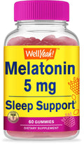 WellYeah Melatonin Gummies 5 mg Sleep Support - 60 Gummies