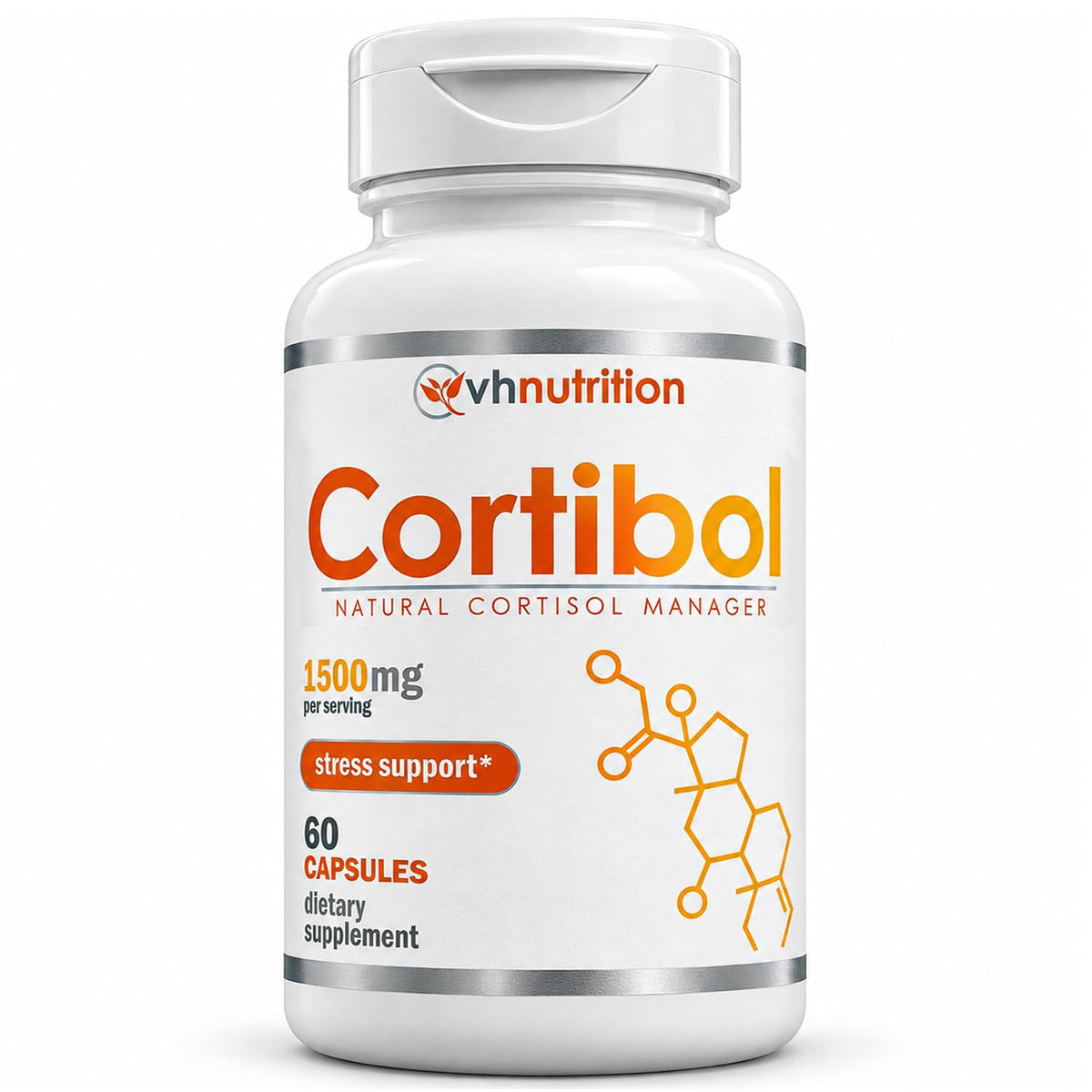 VH Nutrition CORTIBOL Cortisol Manager Adrenal Support - 60 Capsules