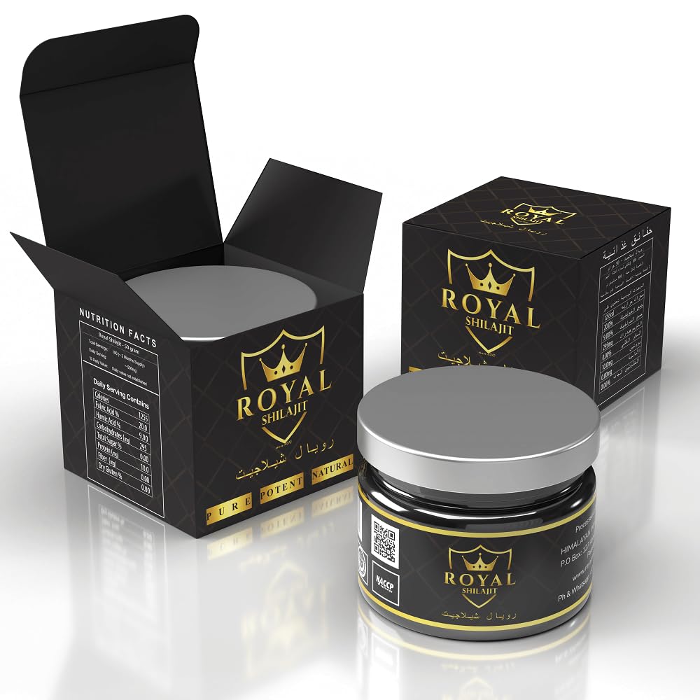 Royal Shilajit Premium Extract for Enhanced Vitality - 1 Count