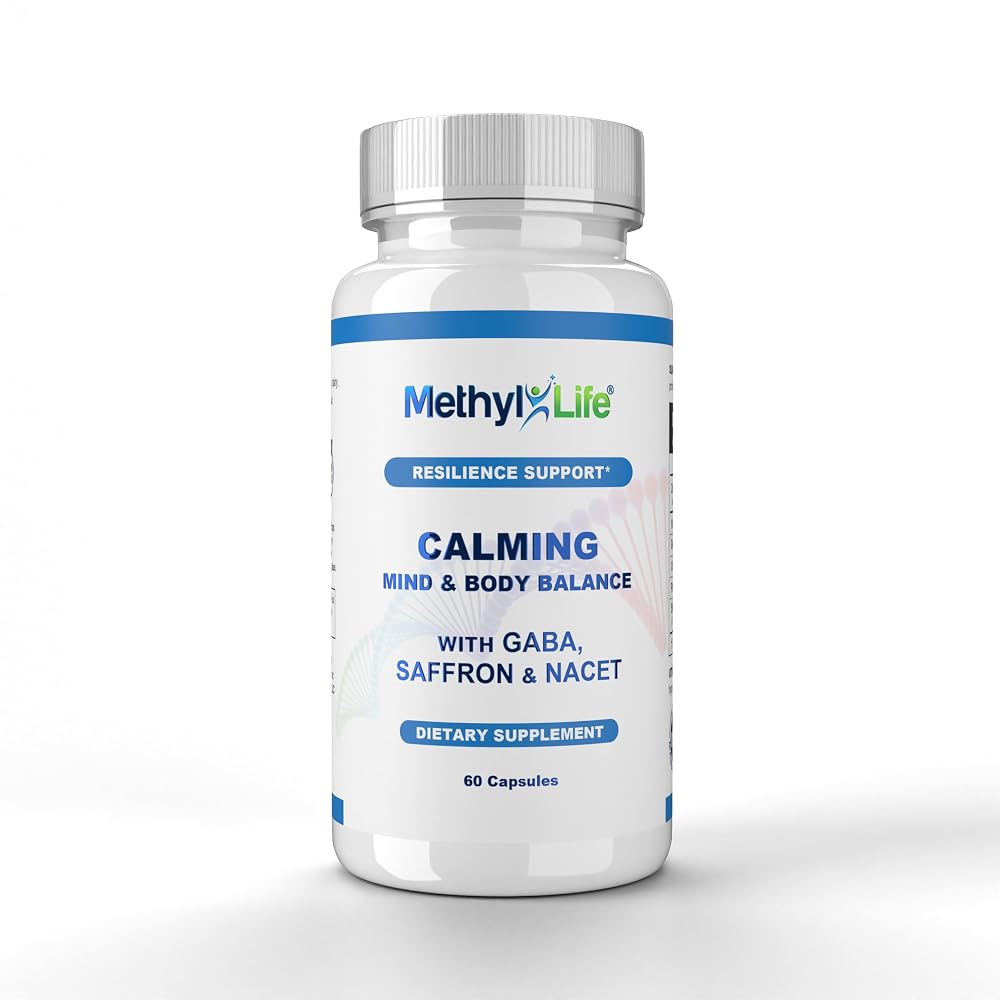 Methyl-Life Calming Supplement with GABA & Saffron - 60 Capsules - image 5