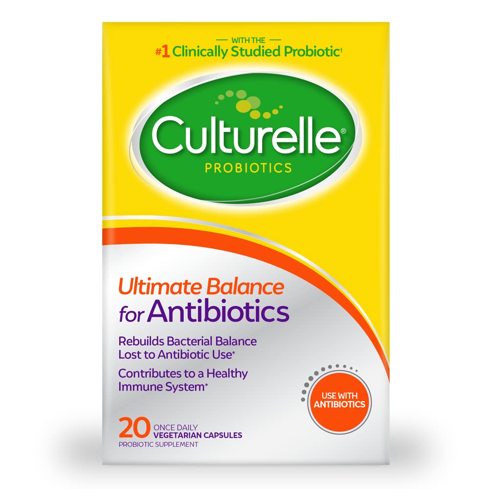 Culturelle Probiotics Ultimate Balance for Antibiotics - 20 Capsules