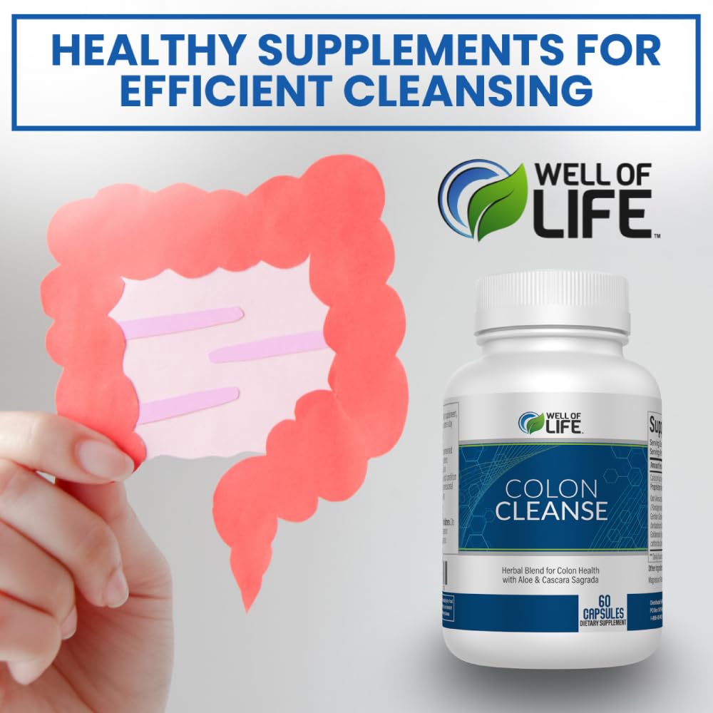 Well of Life Super Colon Cleanse Pills Digestive Support - 60 Capsules - image 6