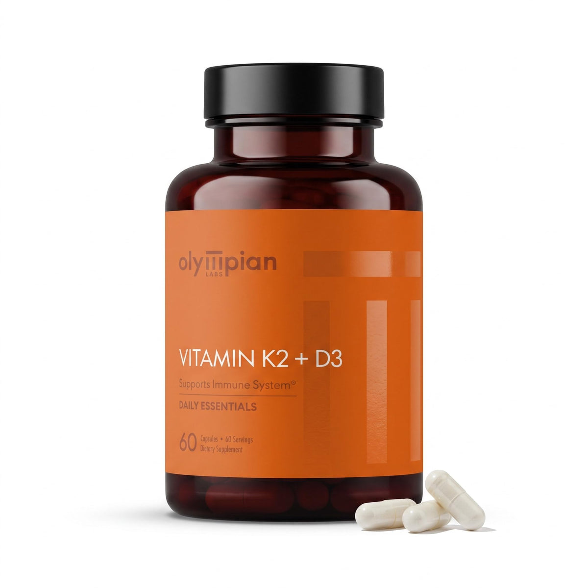 Olympian Labs Vitamin K2 + D3 Bone and Heart Support - 60 Capsules