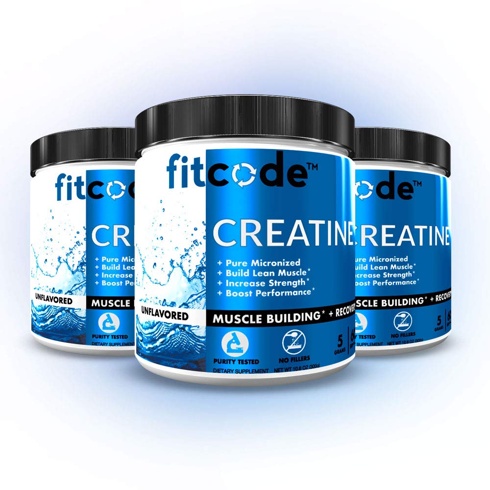 fitcode Creatine Monohydrate 5g Micronized Powder - 60 Servings - image 7