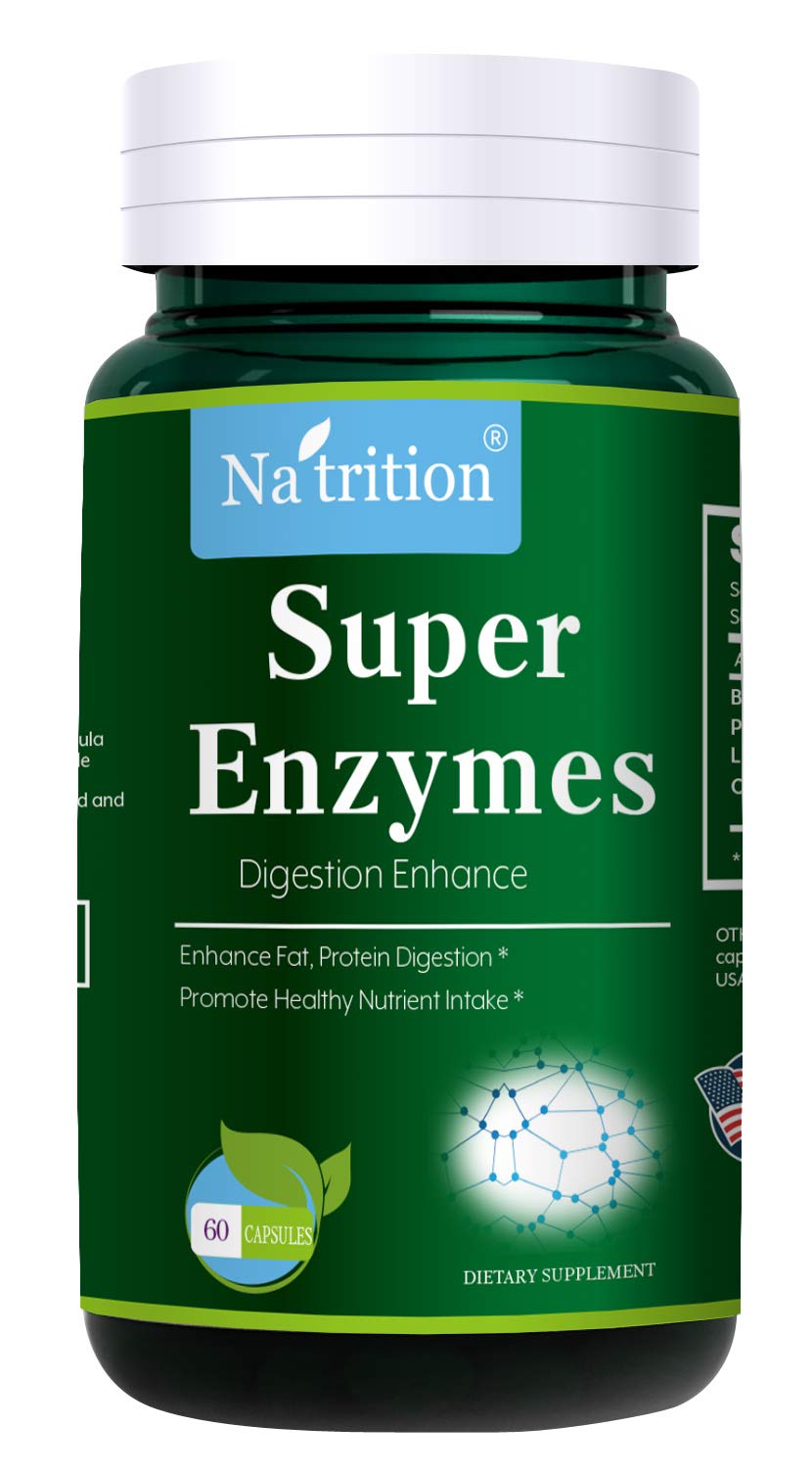 Na'trition Digestive Multi Enzymes Blend - 60 Vegetarian Capsules