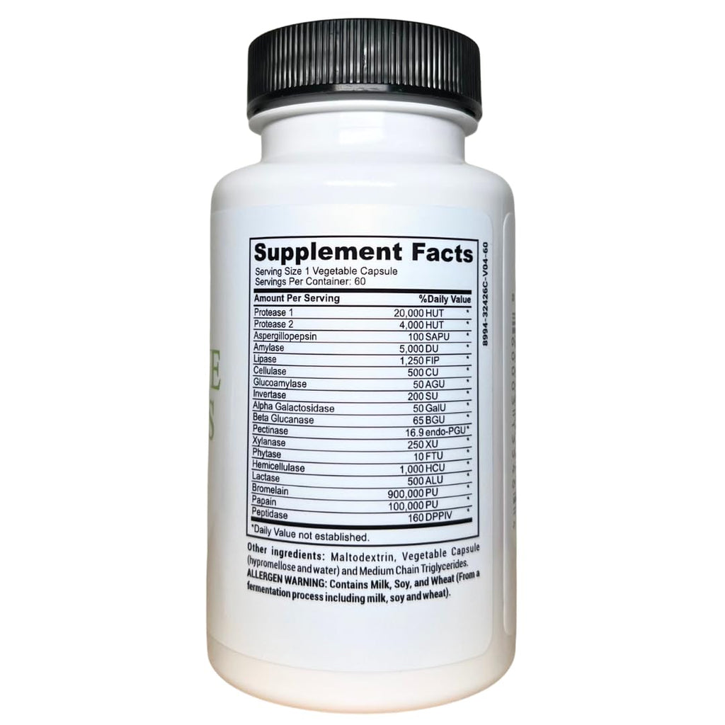 Casa de Sante FODMAP Digestive Enzymes 18-Enzyme - 60 Capsules - image 3