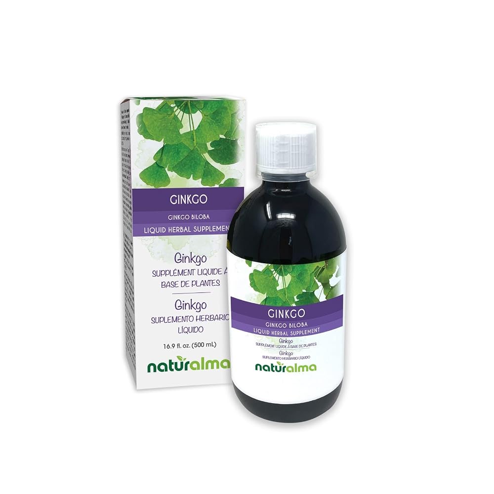 Naturalma Ginkgo (Ginkgo biloba) Leaf Tincture - Liquid Extract