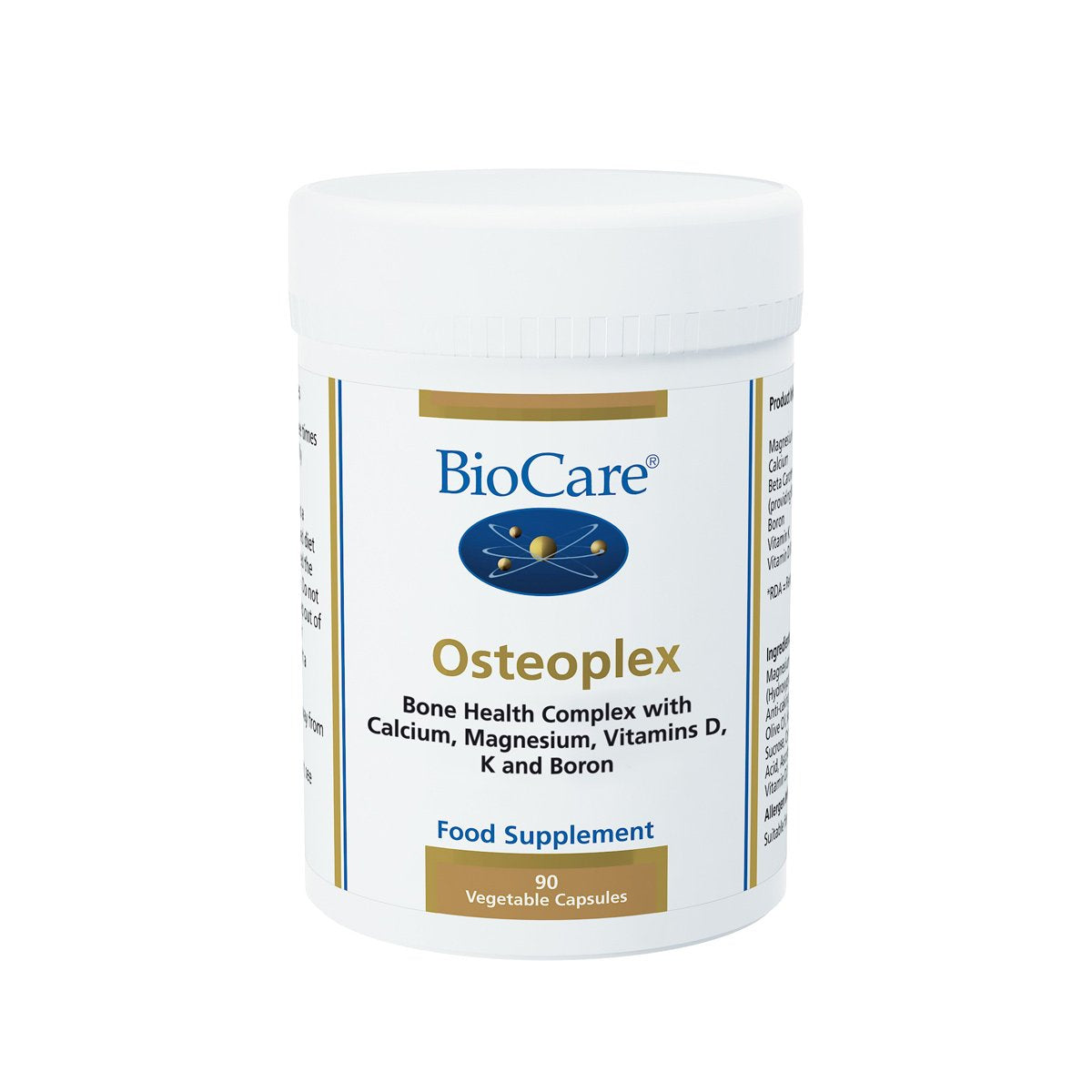 BIOCARE Osteoplex Bone Health Supplement - 6 Pack of 90 Vegetarian Capsules - image 2