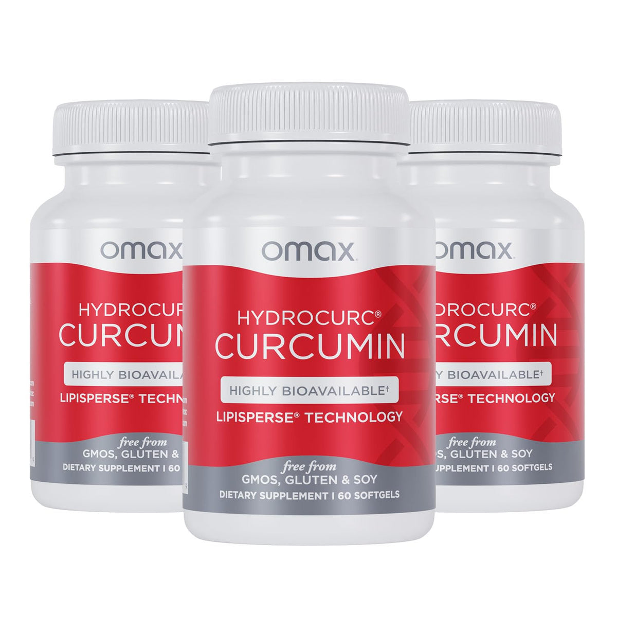 Omax3 OMAX HydroCurc Turmeric Curcumin Softgels