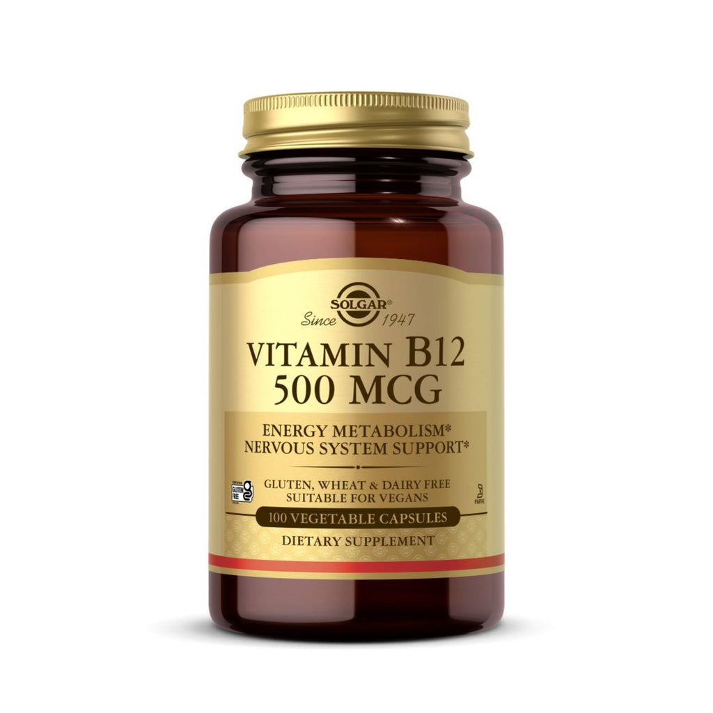 Solgar Vitamin B-12 500mcg - 100 Capsules