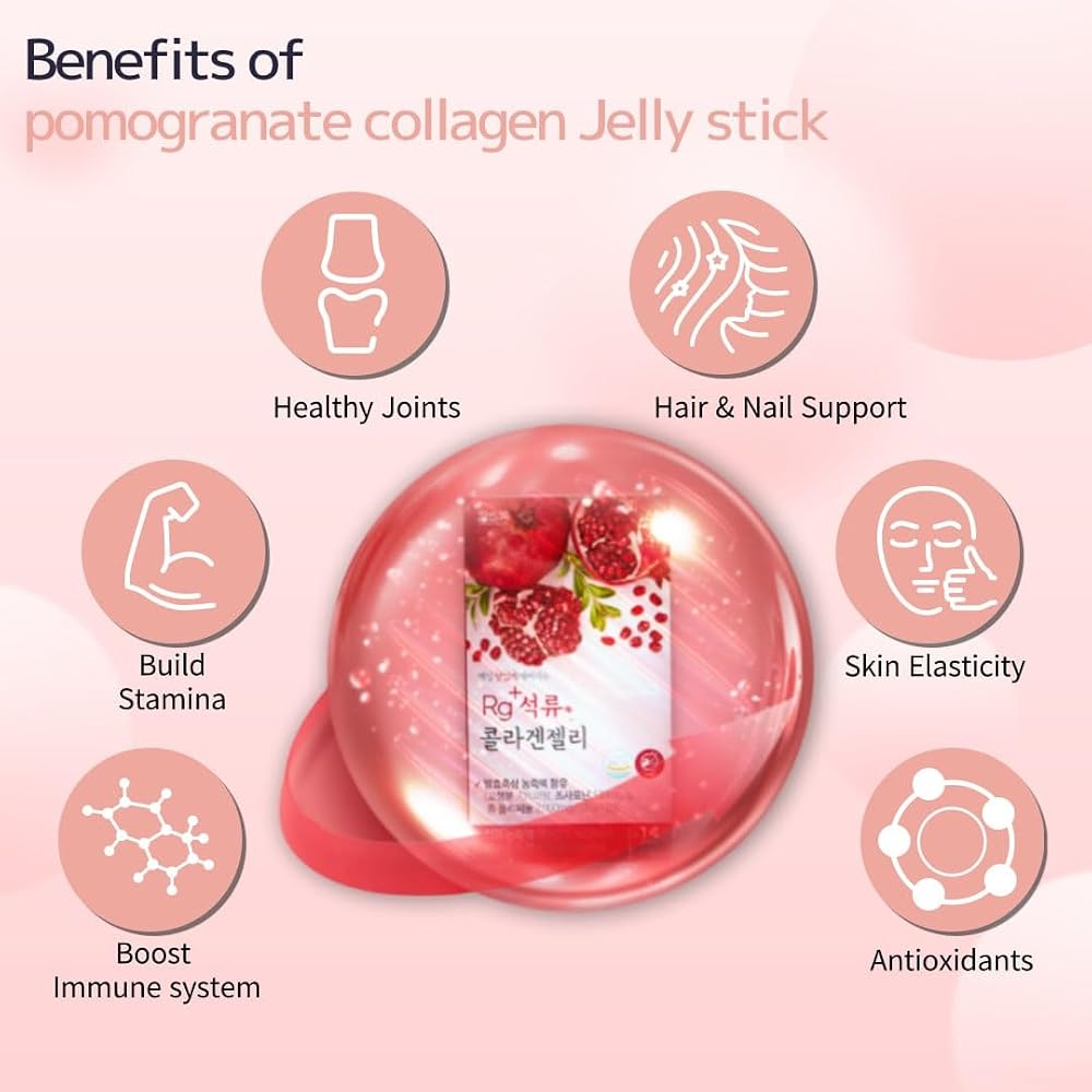 HAMCHOROK Collagen Jelly Pomegranate & Mango - image 10