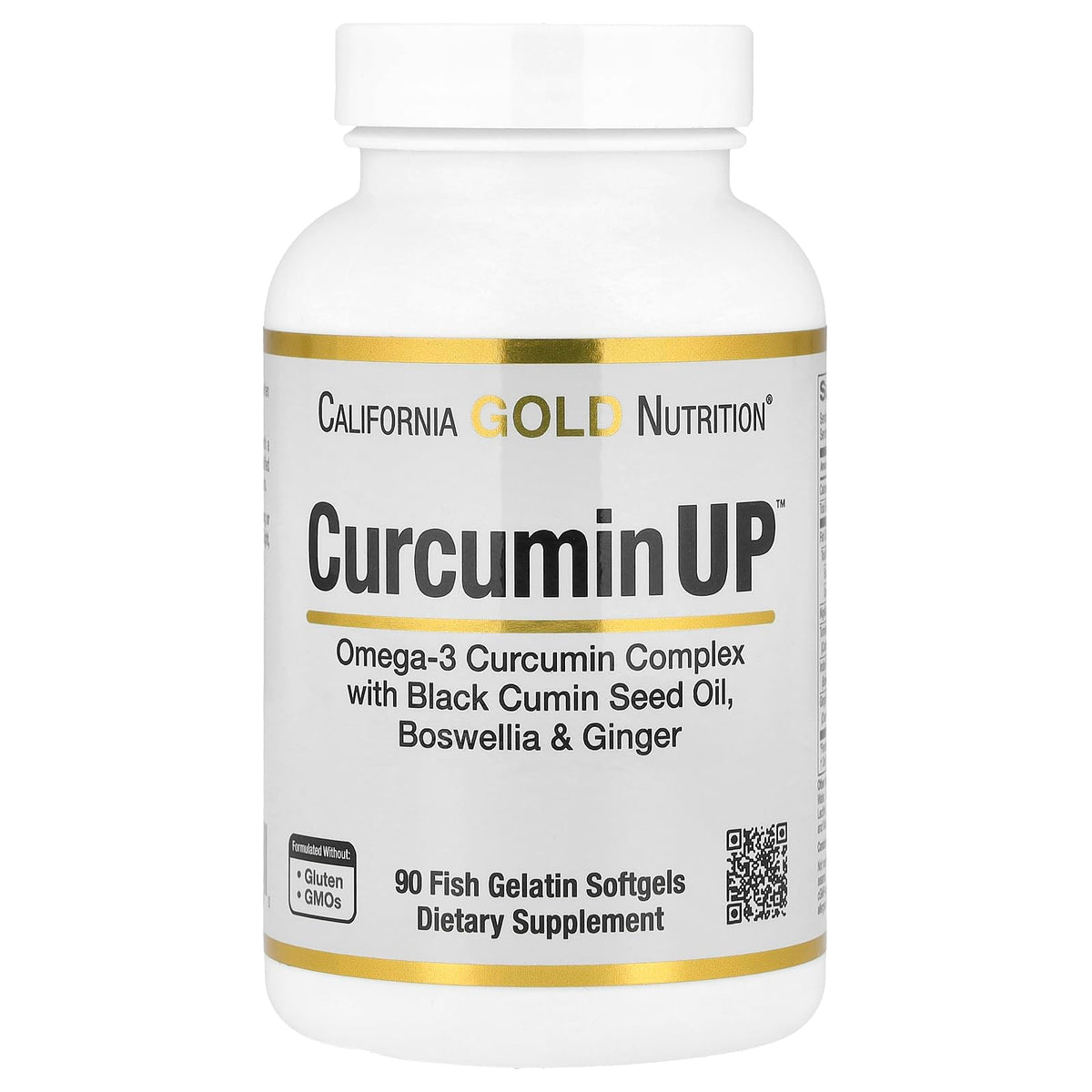 California Gold Nutrition Curcumin UP Joint Support - 90 Softgels