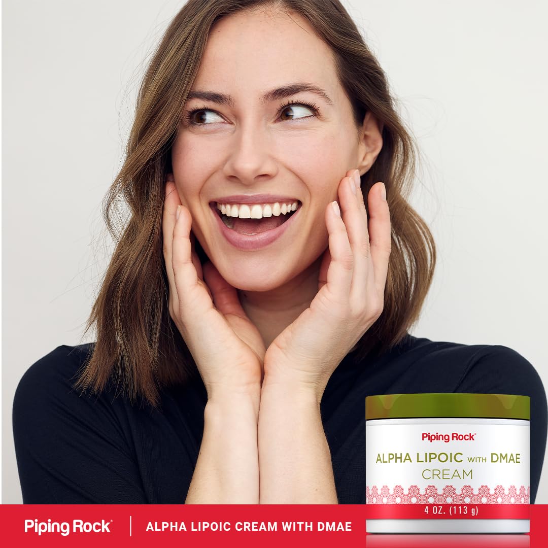Piping Rock Alpha Lipoic Acid with DMAE Cream - 4 oz - image 6