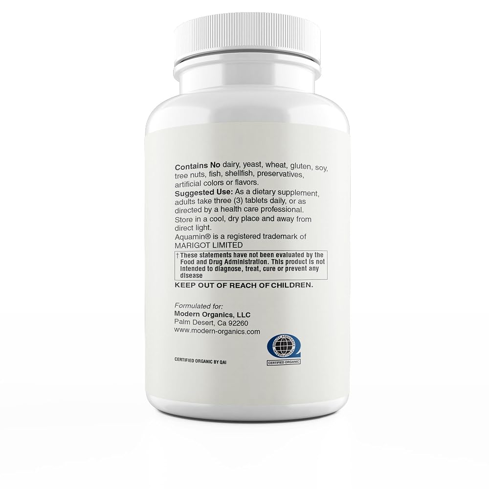 Modern Organics Plant Calcium 1000mg - 90 Vegan Tablets - image 2