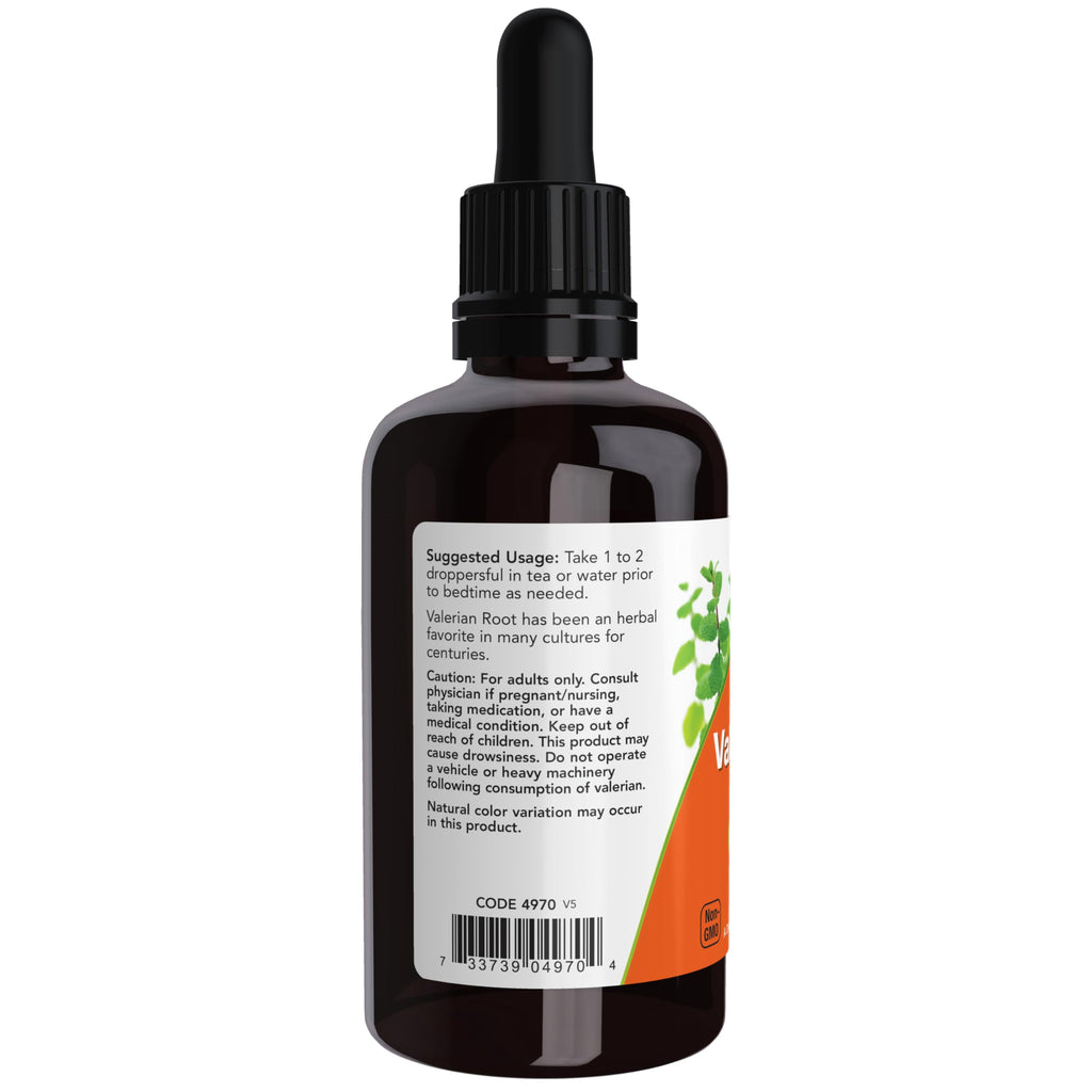 NOW Supplements Valerian Root Extract Liquid - 2 Fl Oz - image 3