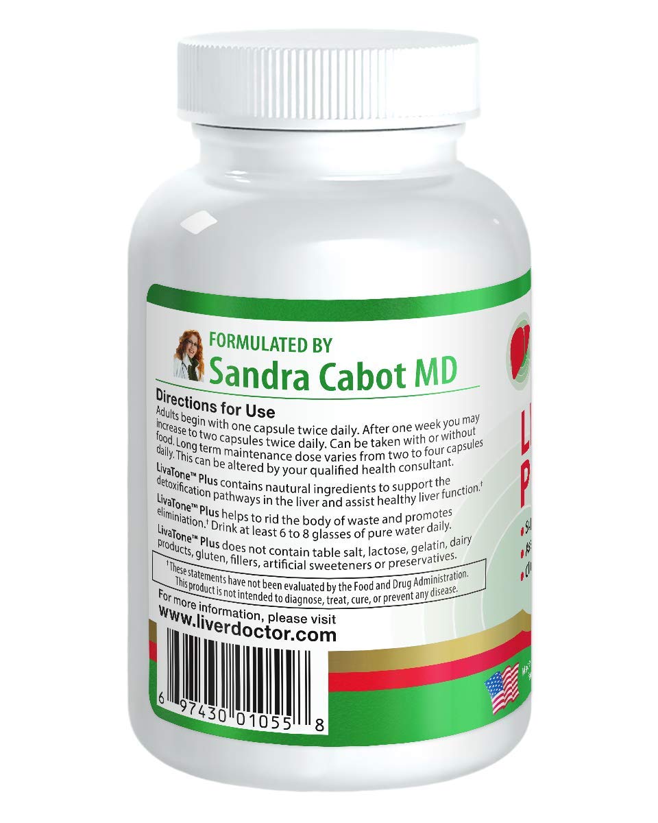 Livatone Plus Liver Detox Capsules Liver Cleanse and Detox Pills