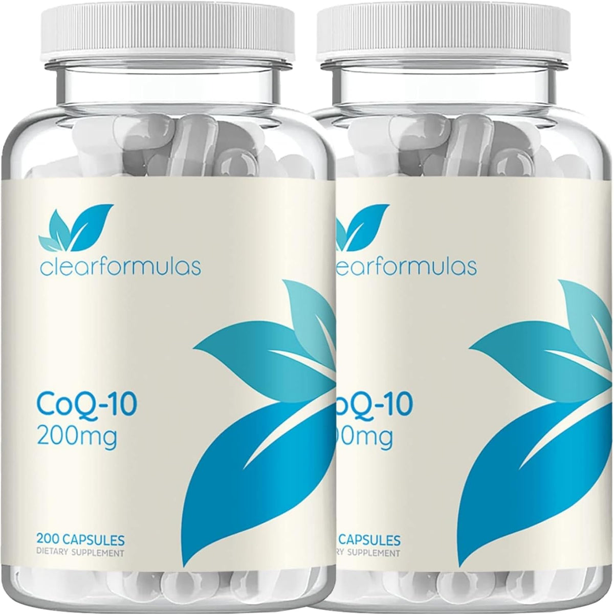 Clear Formulas Quick Absorption CoQ10 200mg Capsules
