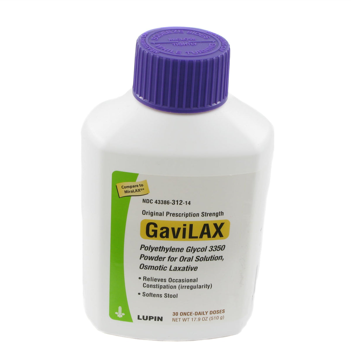 Kaxilu GaviLAX Powder Daily Fiber Supplement - 2 Pack