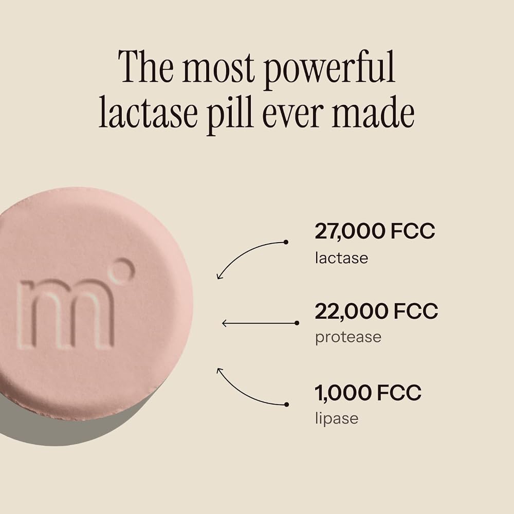 milktab - Superpowered Lactase Pills - Fast-Act Lactase Tablets