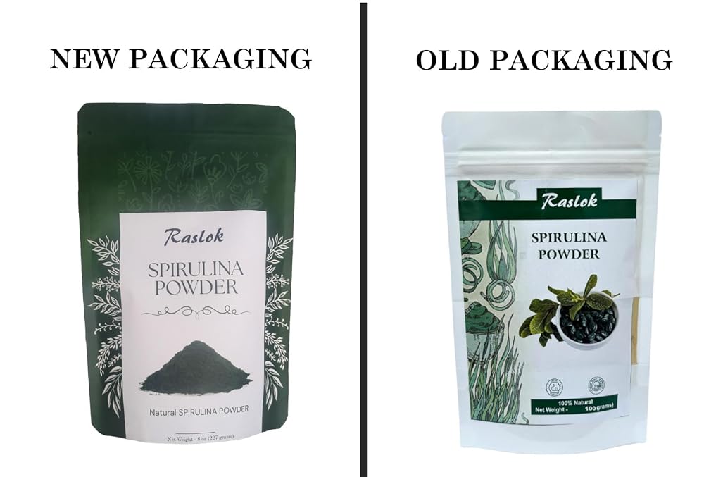 Raslok Pure Spirulina Powder Immune Support - 3.52 oz - image 2