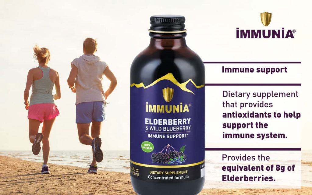 Immunia Elderberry & Wild Blueberry Concentrated. Immune Support.