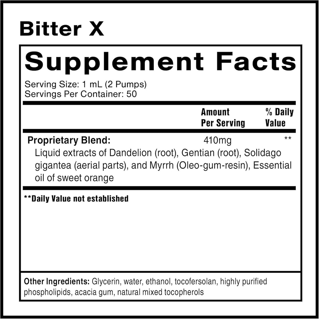 Quicksilver Scientific Dr. Shade's BitterX Gentian Root - 50ml - image 2