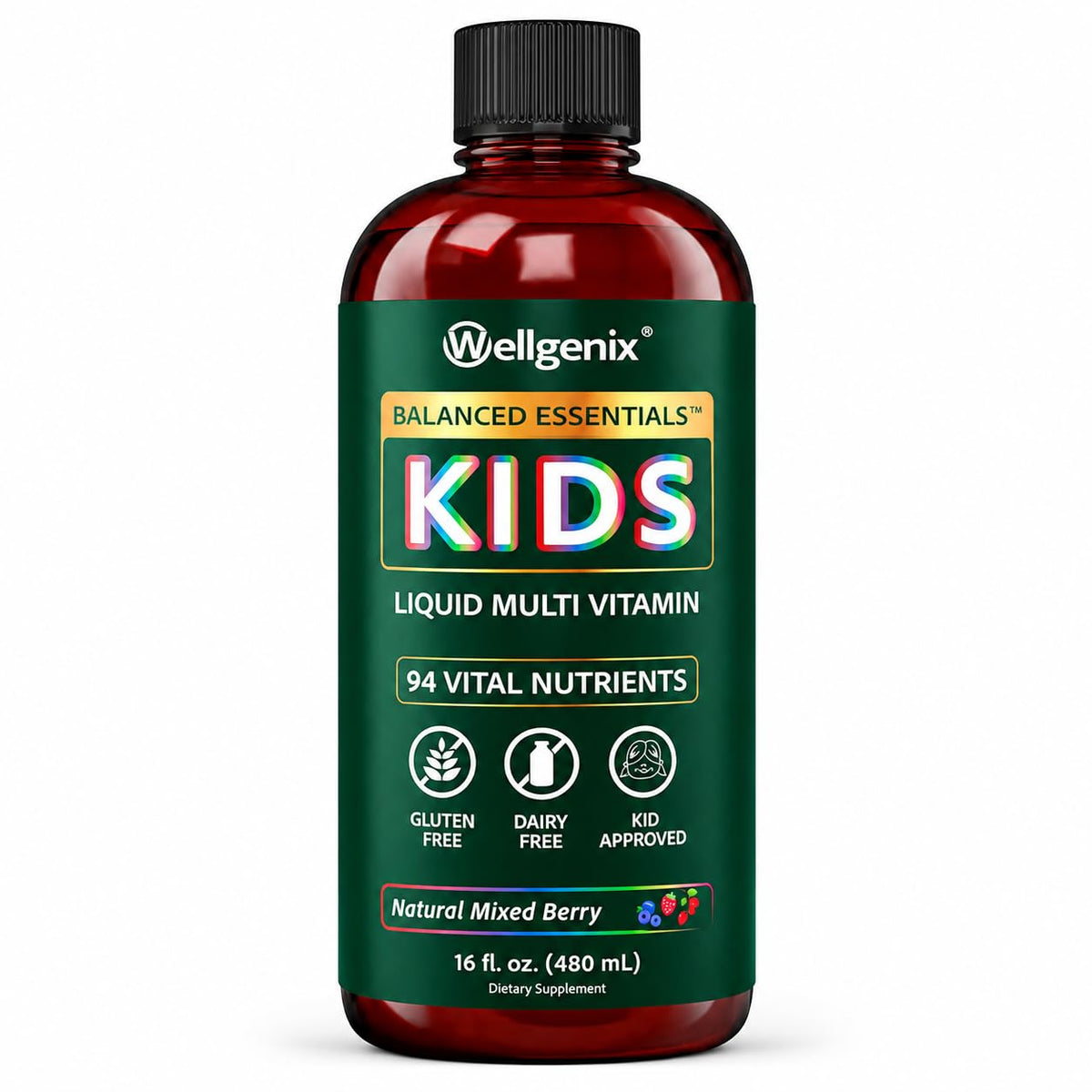 Wellgenix Balanced Essentials Liquid Kids Vitamin - Nutritional