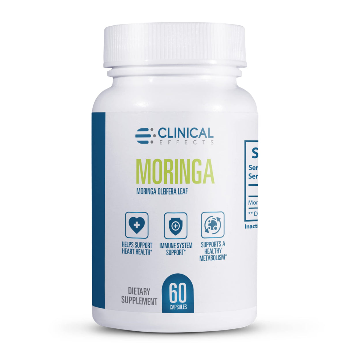 Clinical Effects Moringa Oleifera 800mg Superfood Supplement - 60 Capsules