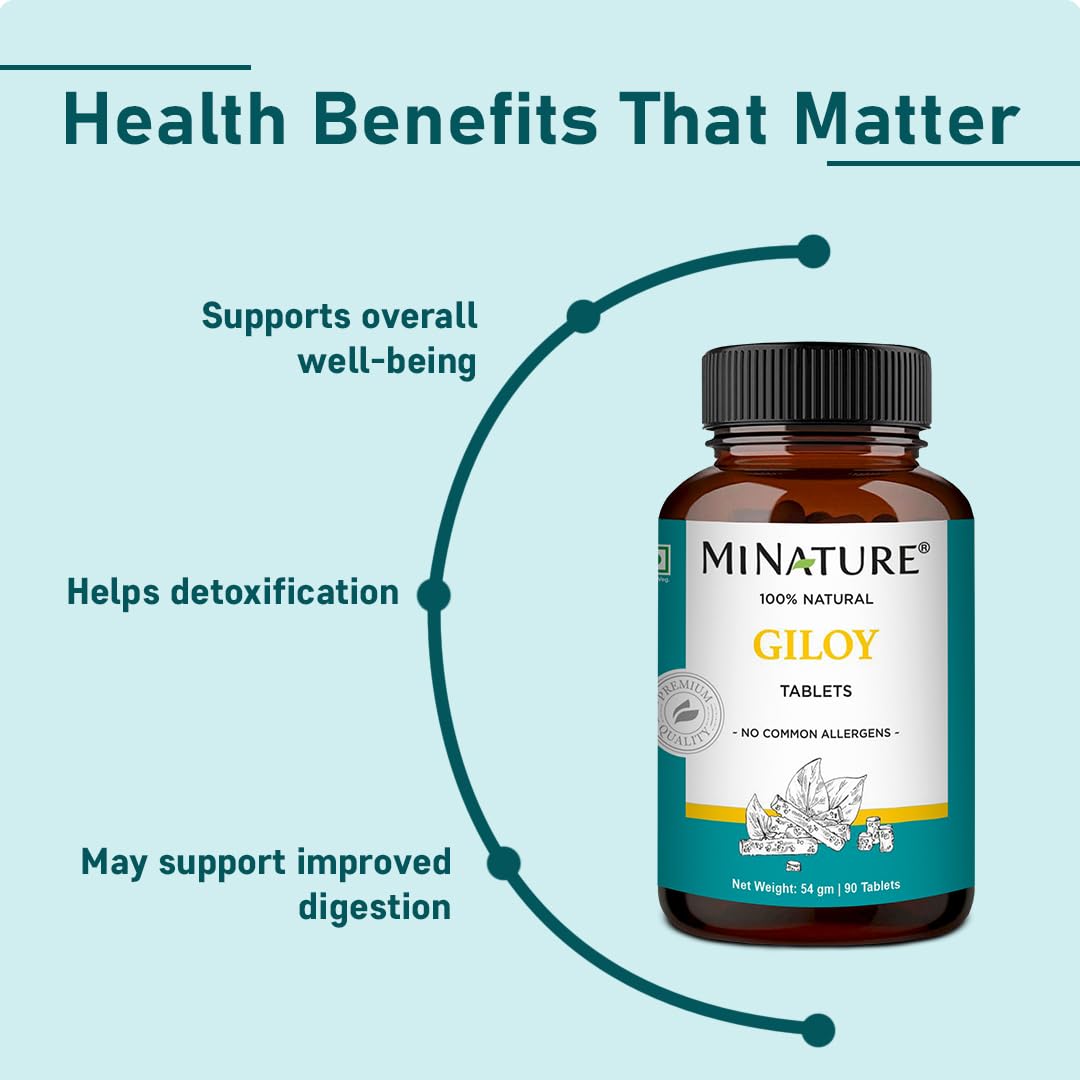 minature Giloy 1000 mg Natural Supplement - 90 Tablets - image 4