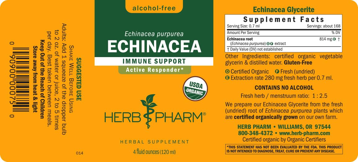 Herb Pharm Rapid Immune Boost Liquid Herbal Formula for Active Immune