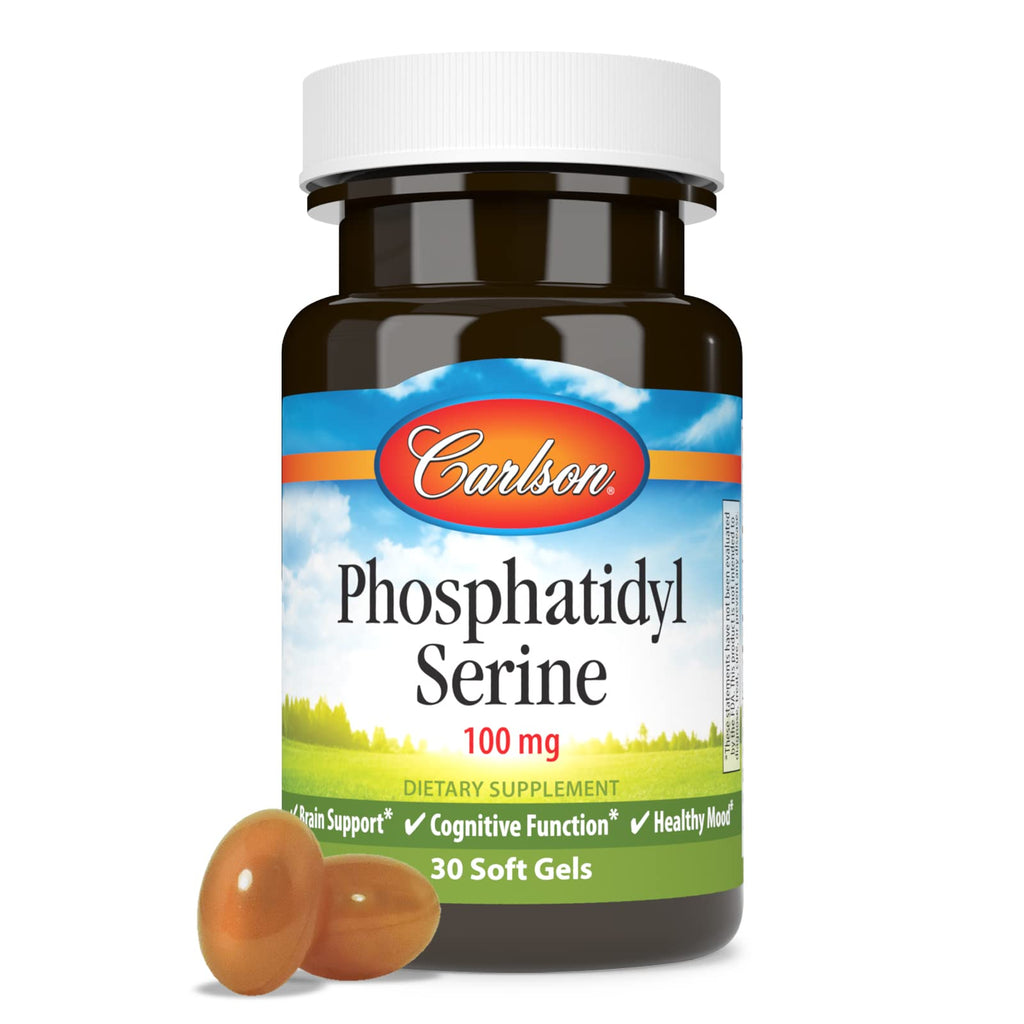 Carlson Phosphatidyl Serine 100 mg Brain Function - 30 Softgels - image 5