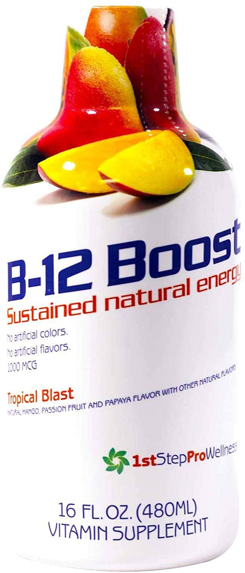 1st Step Liquid B-12 Tropical Blast for Energy - 16 Fl Oz
