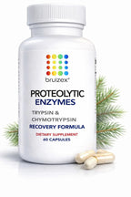 Bruizex Proteolytic Enzymes Trypsin Chymotrypsin Recovery - 60 Capsules