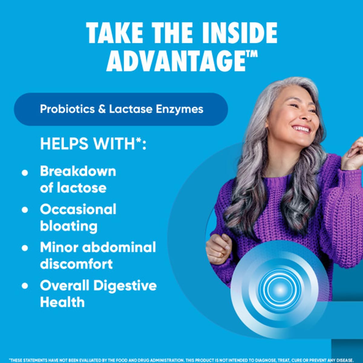 Digestive Advantage Probiotics + Lactase Digestive Enzymes