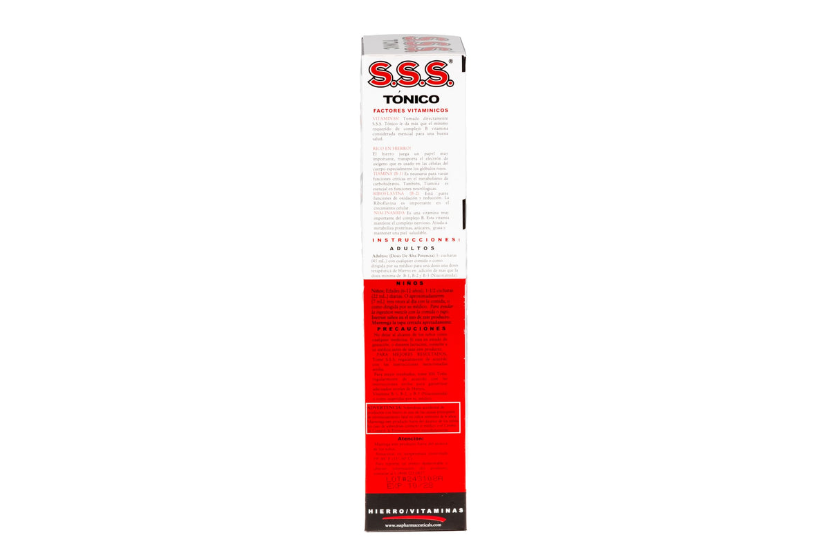 S.S.S. CO. S.S.S. Tonic Liquid Iron & Vitamin B Supplement - 20 Fl Oz - image 4