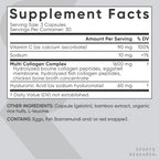 Sports Research Multi Collagen Peptides with Hyaluronic Acid - 90 Capsules - image 5