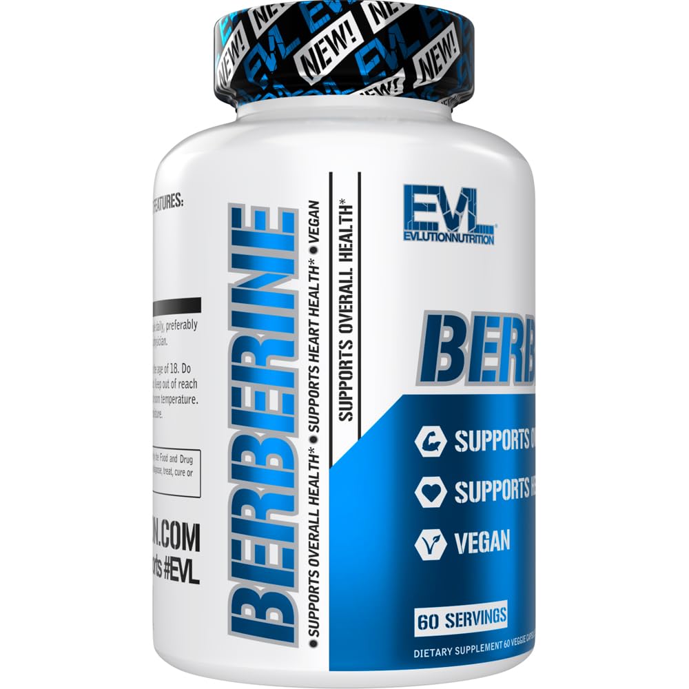 Evlution Berberine 500mg Vegan Capsules - 60 Servings - image 5