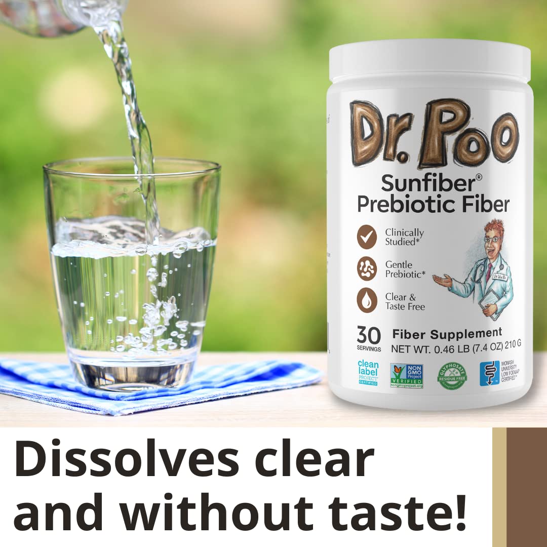 CAVU NUTRITION Dr. Poo Sunfiber Prebiotic Fiber - 30 Servings - image 7