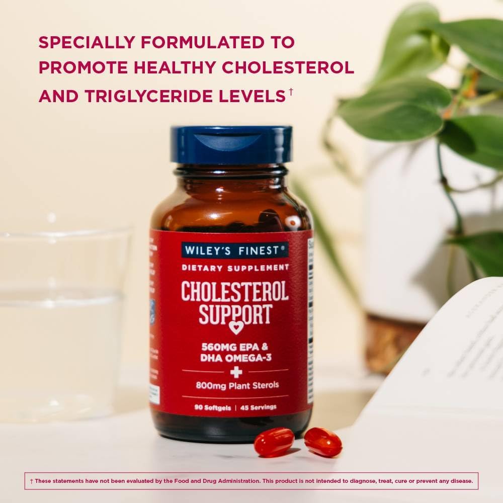 Wiley's Finest Wild Alaskan Cholesterol Support, 90 Count (Pack of 1) - image 4