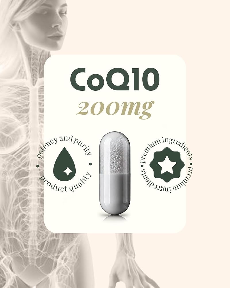 Alpha & Omega Nutrition CoQ10 200mg - 120 Vegetarian Capsules - image 3