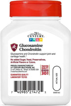 21st Century Century Glucosamine Chondroitin 250/200mg