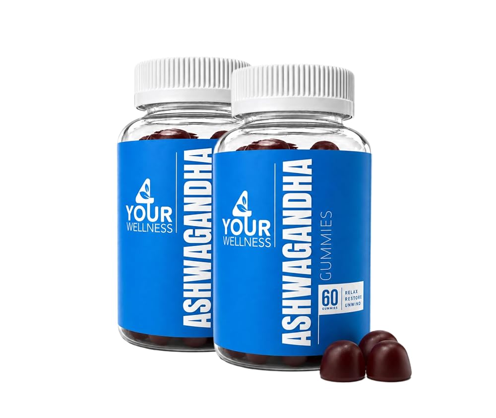 4 Your Wellness Ashwagandha KSM-66 Lion's Mane Gummies - 120 Count