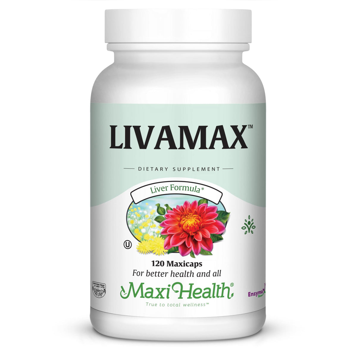 Maxi Health Milk Thistle Supplement with Dandelion Root - 120 Capsules